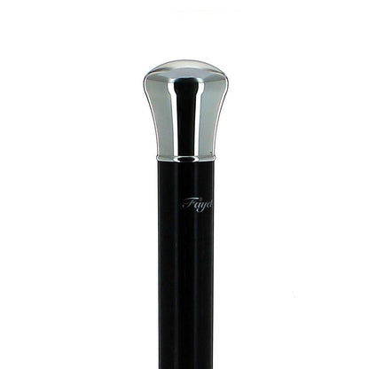 French Silver Knob Flask Tippling Stick: Stamina Wood