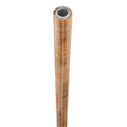 French Gadget Corkscrew Cane: Olivewood T-Handle & Maple Shaft