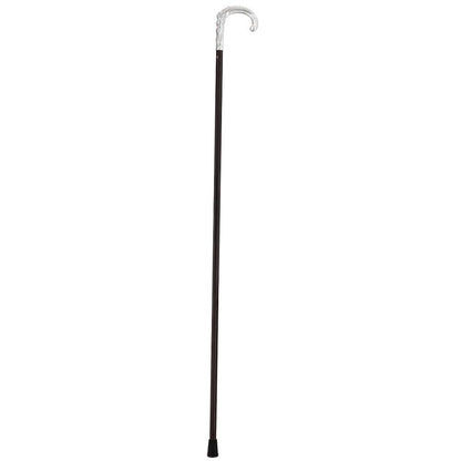 French Eve & Snake Silver Plated Cane: Carbon Fiber Shaft