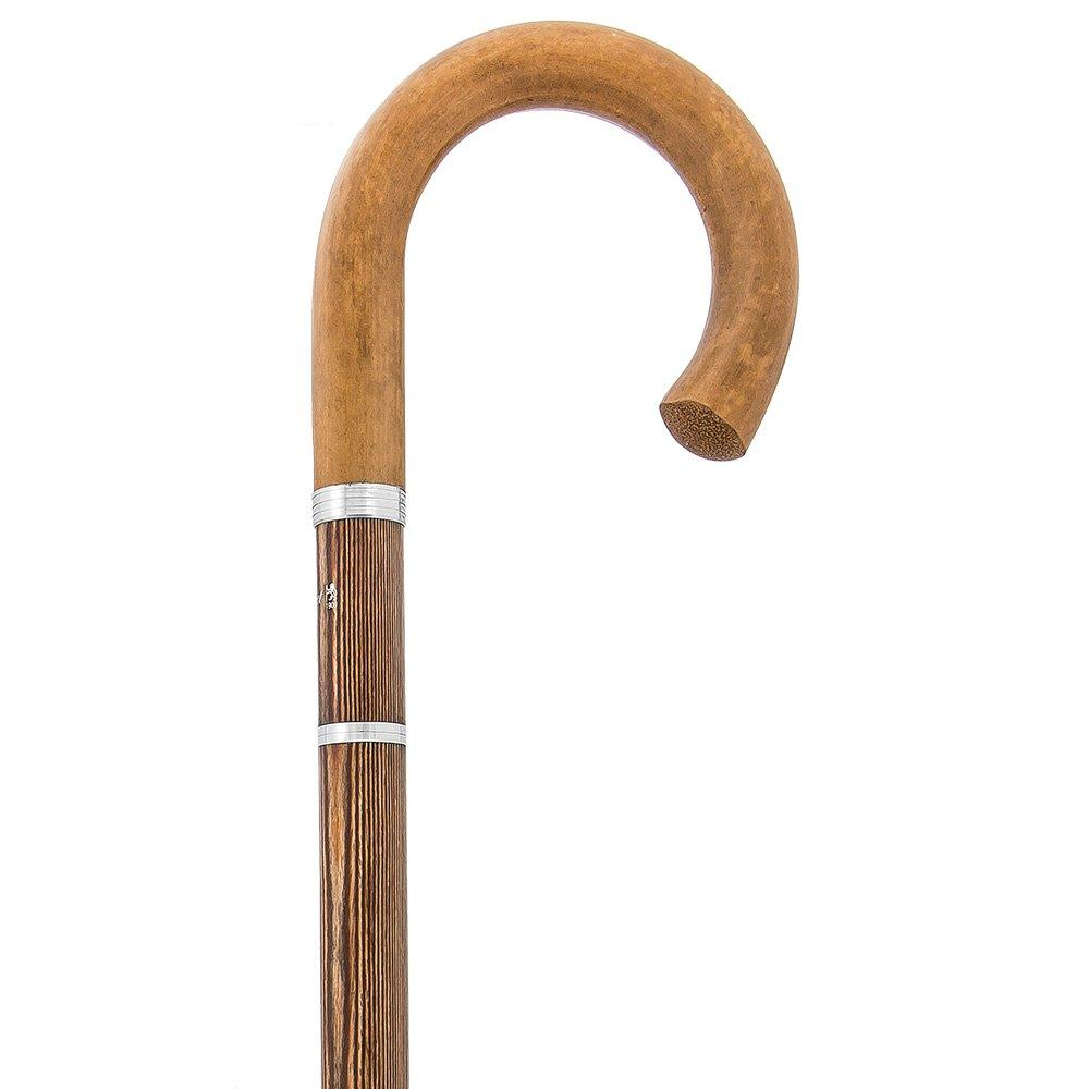 Luxury Brown Malacca Sword-Gadget Stick - Tourist Handle