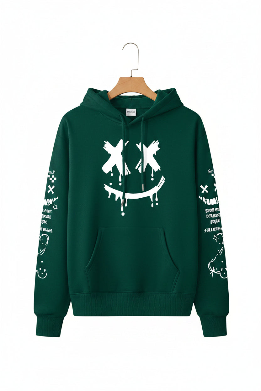 Men's Printed Casual Hoodie