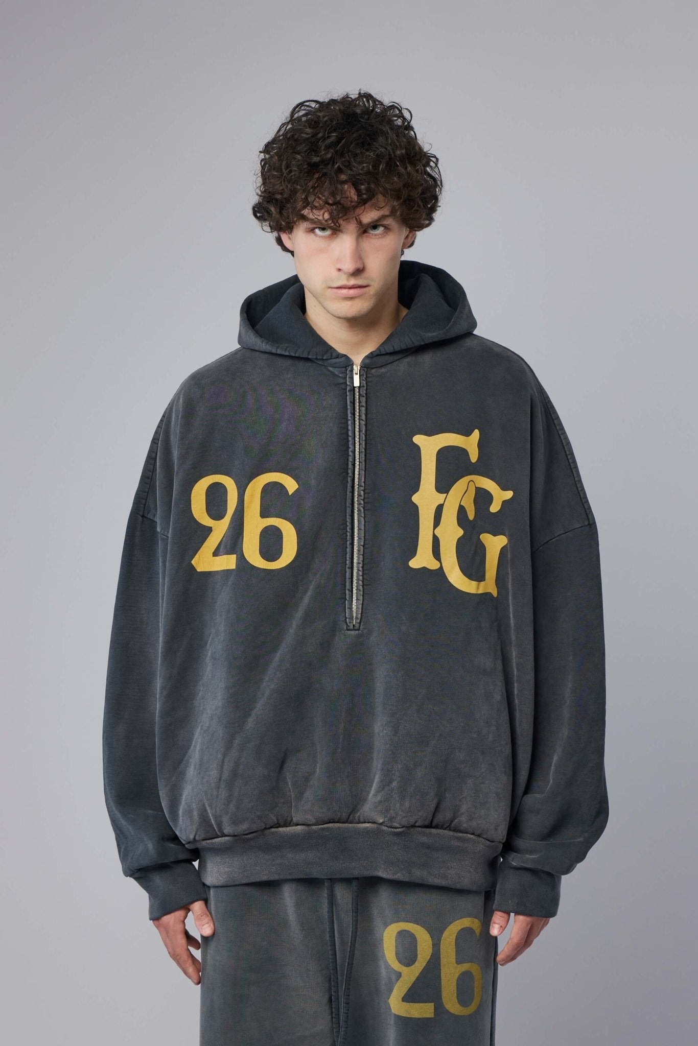 "Baseball Club" Half Zip Hoodie