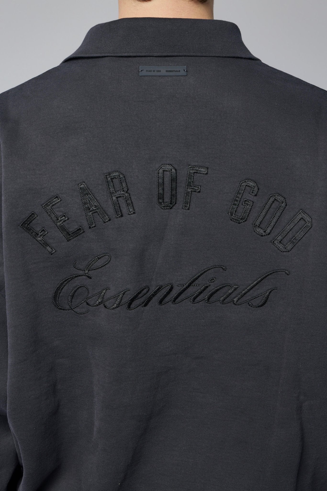 Embroidered Classic Polo Sweatshirt