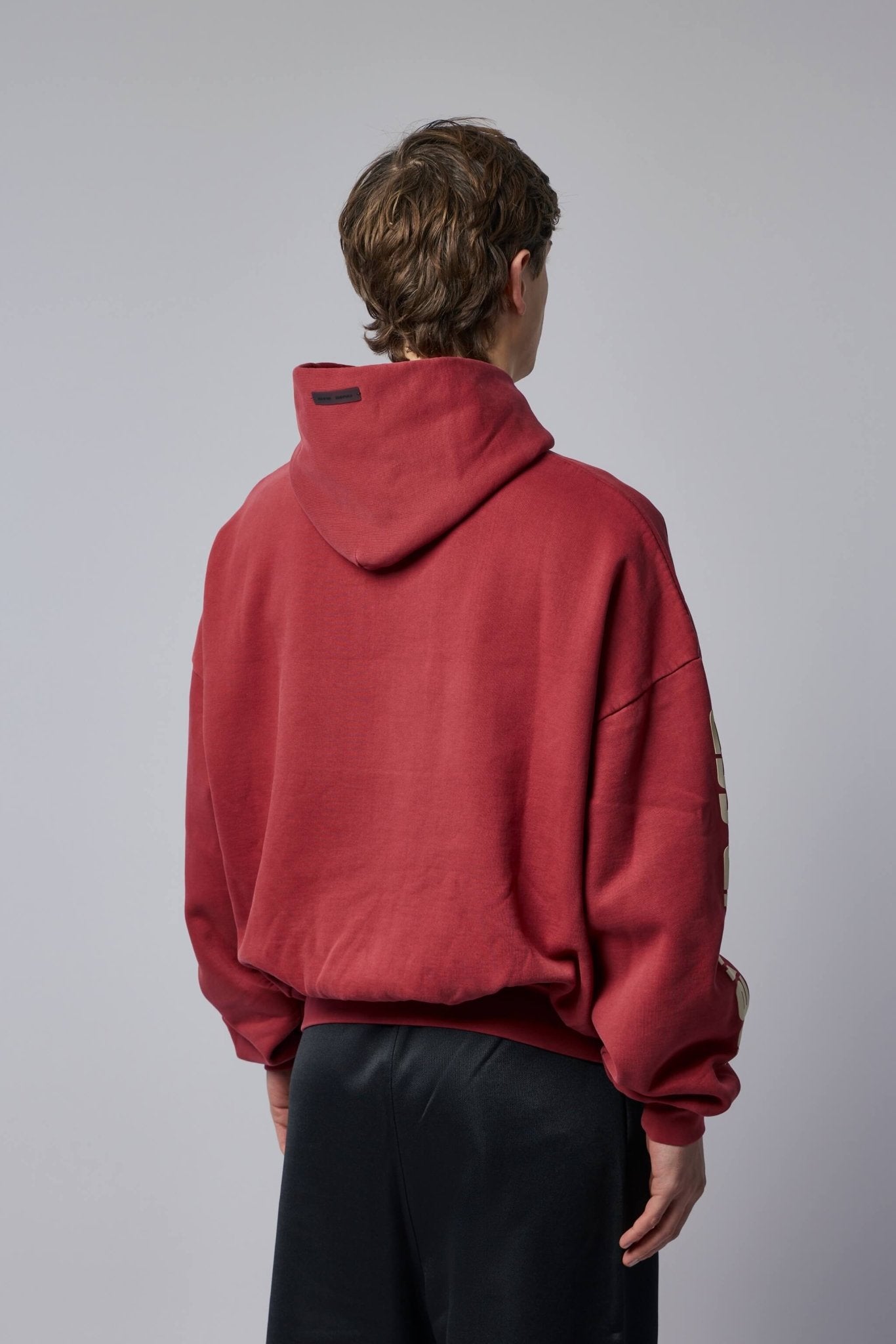 Cropped Relaxed Hoodie