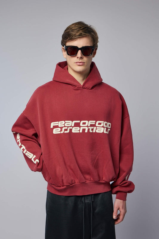 Cropped Relaxed Hoodie