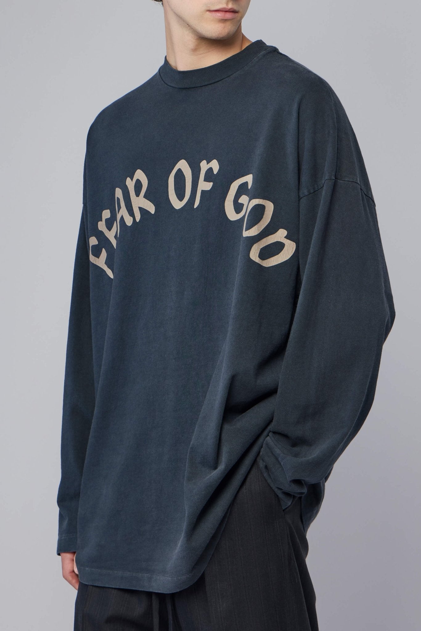 "fear Of God, F Of G" Ls Tee