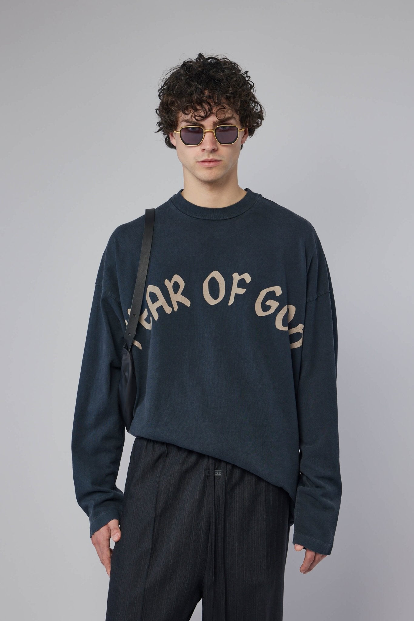 "fear Of God, F Of G" Ls Tee