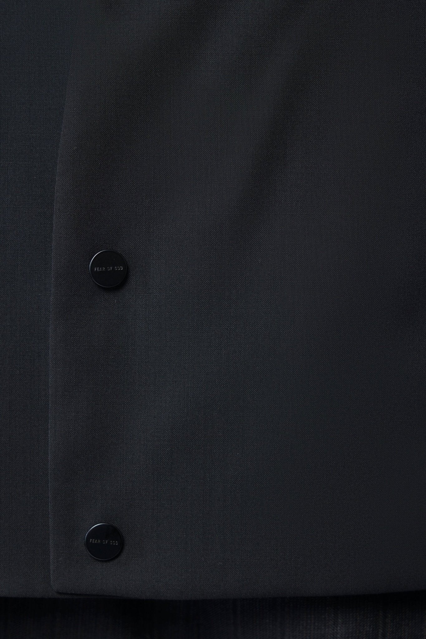 Relaxed Lapelless Jacket