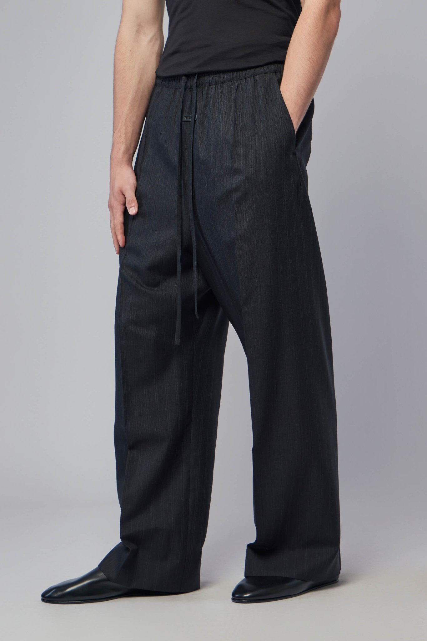 Wide Leg Drawstring Pants