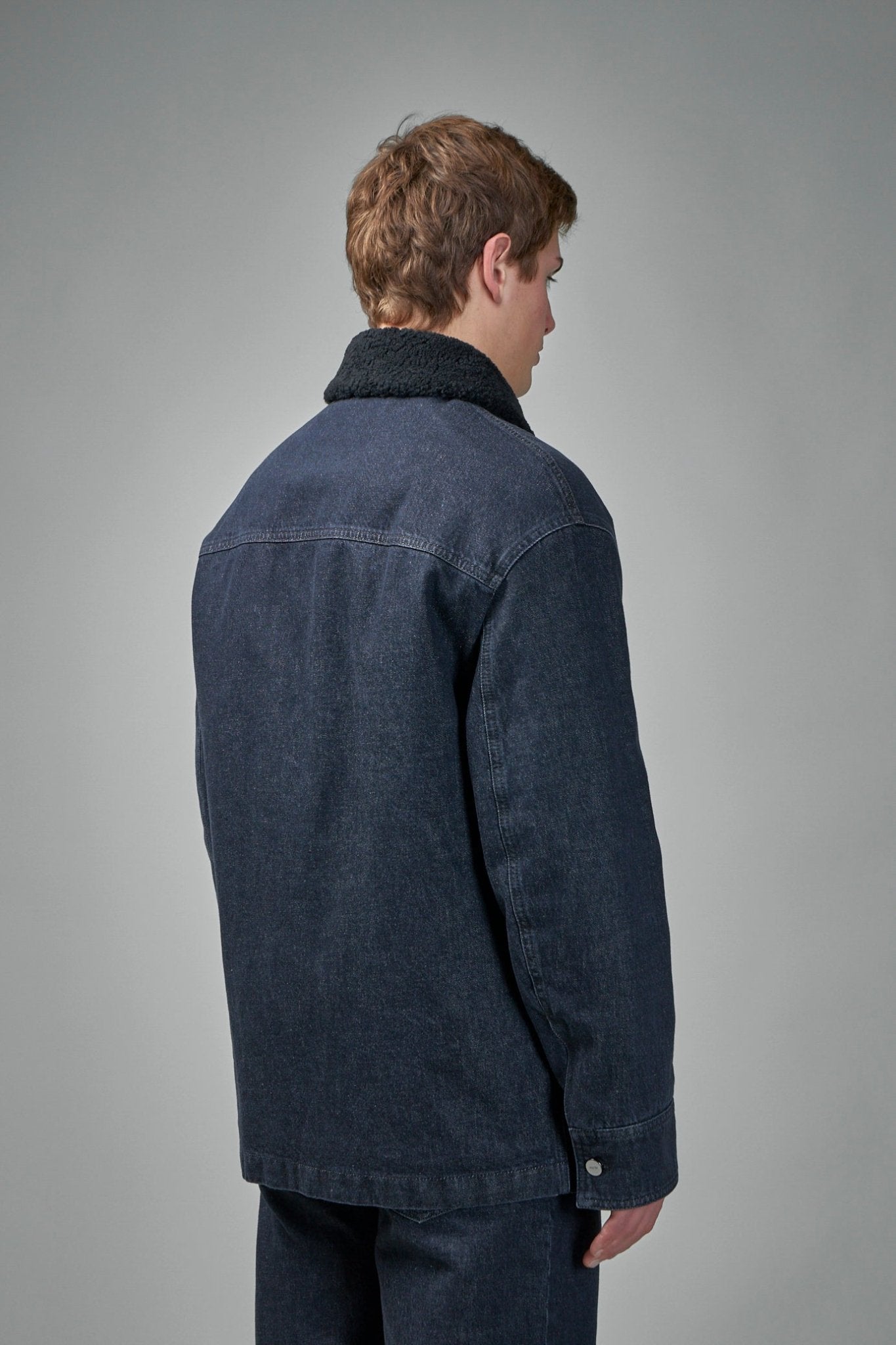 Jacket Woven Fabric Lambram Nero