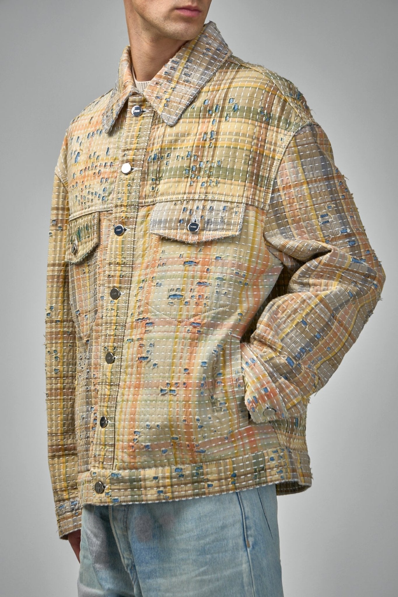 Patchwork Jeans Jacket