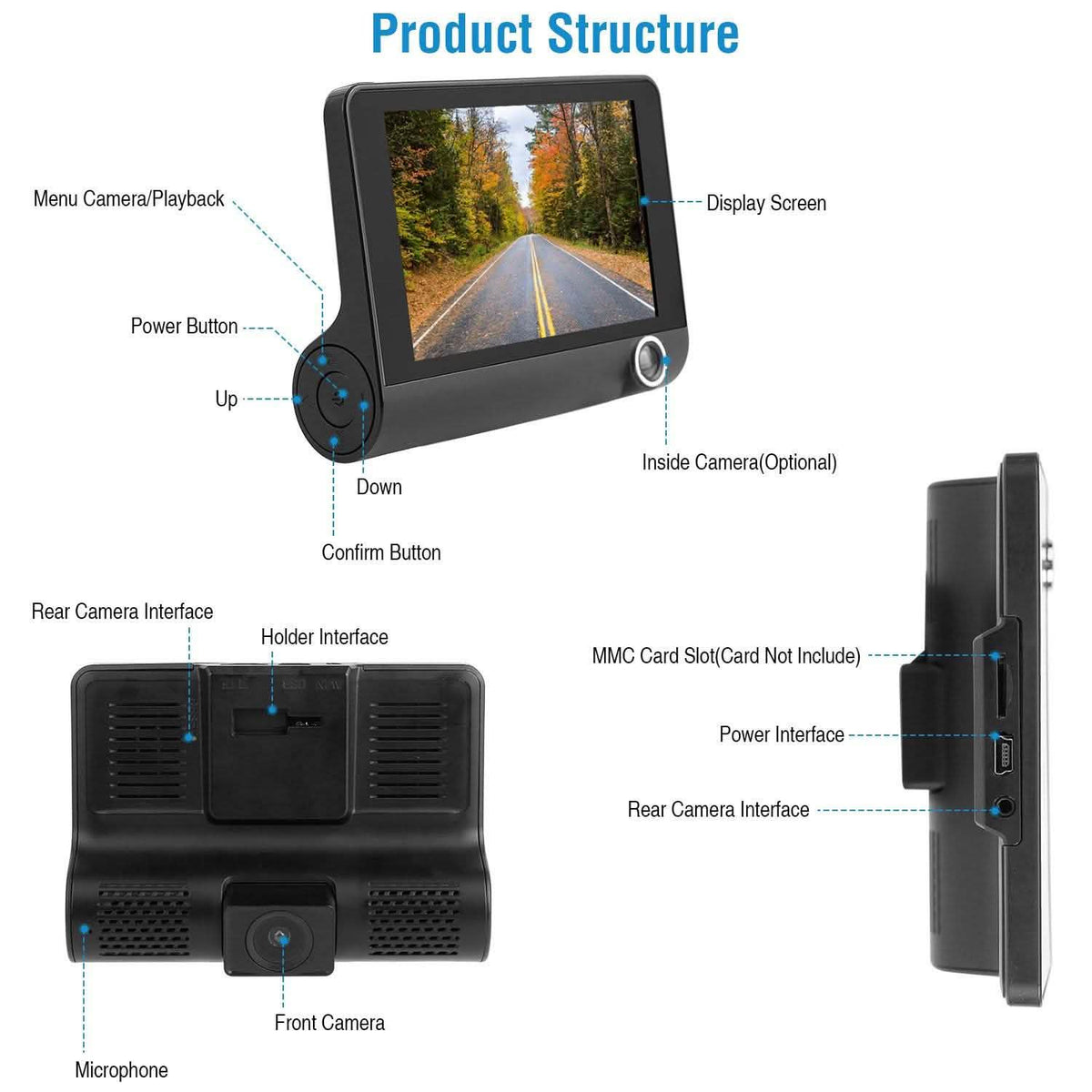 FHD 1080P Car DVR Dash Camera