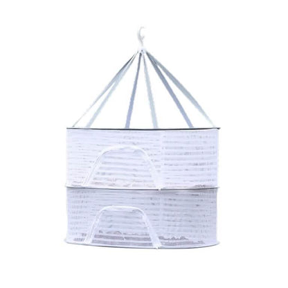 Fishing Net Hanging Dryer Bag Mesh Clothes Drying Basket Rack