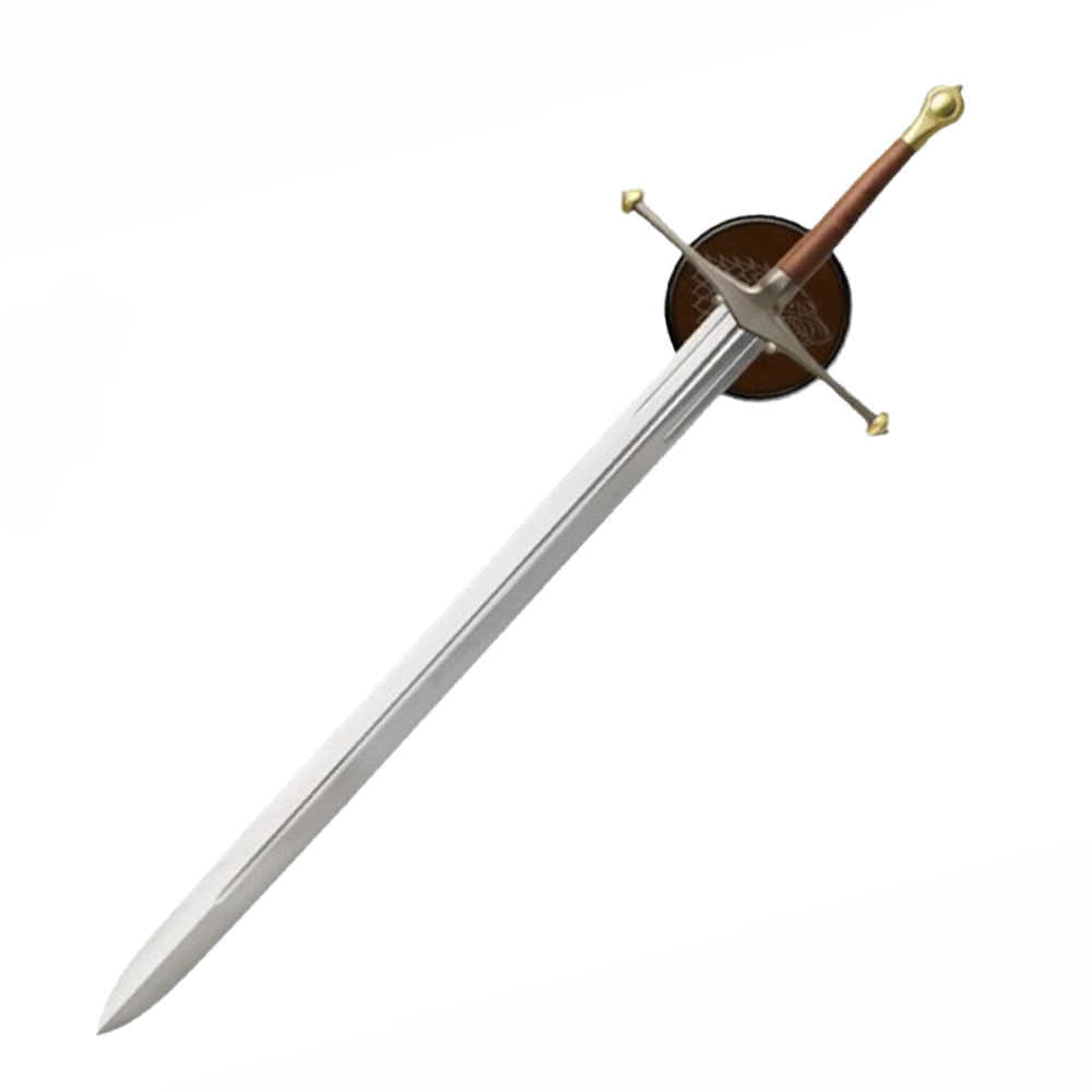 51" Medieval Excalibur Ancestral Replica Sword With Display Wall Plaque