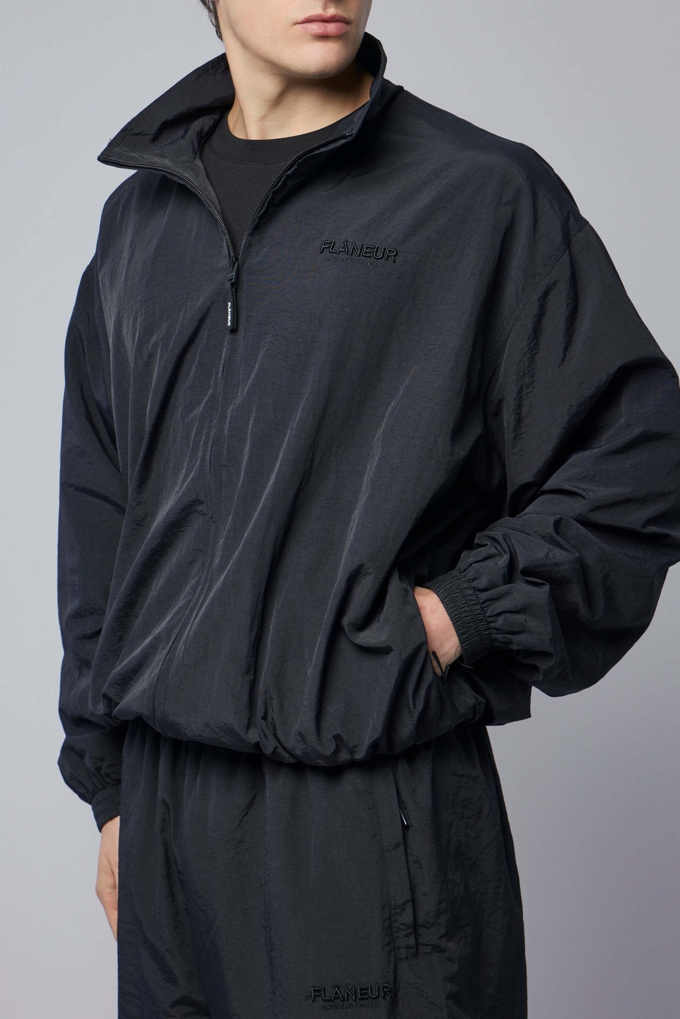 Sound Design Oversized Track Jacket