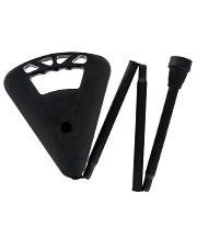 Flipstick: Folding Seat Cane Black - Incl. Bag, Non-Adj.