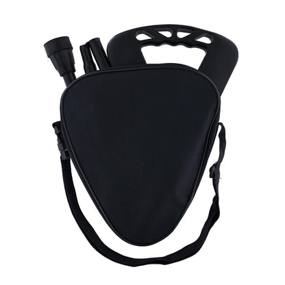 Flipstick: Folding Seat Cane Black - Incl. Bag, Non-Adj.