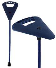 Flipstick Straight Non-Adjustable Seat Cane - Blue