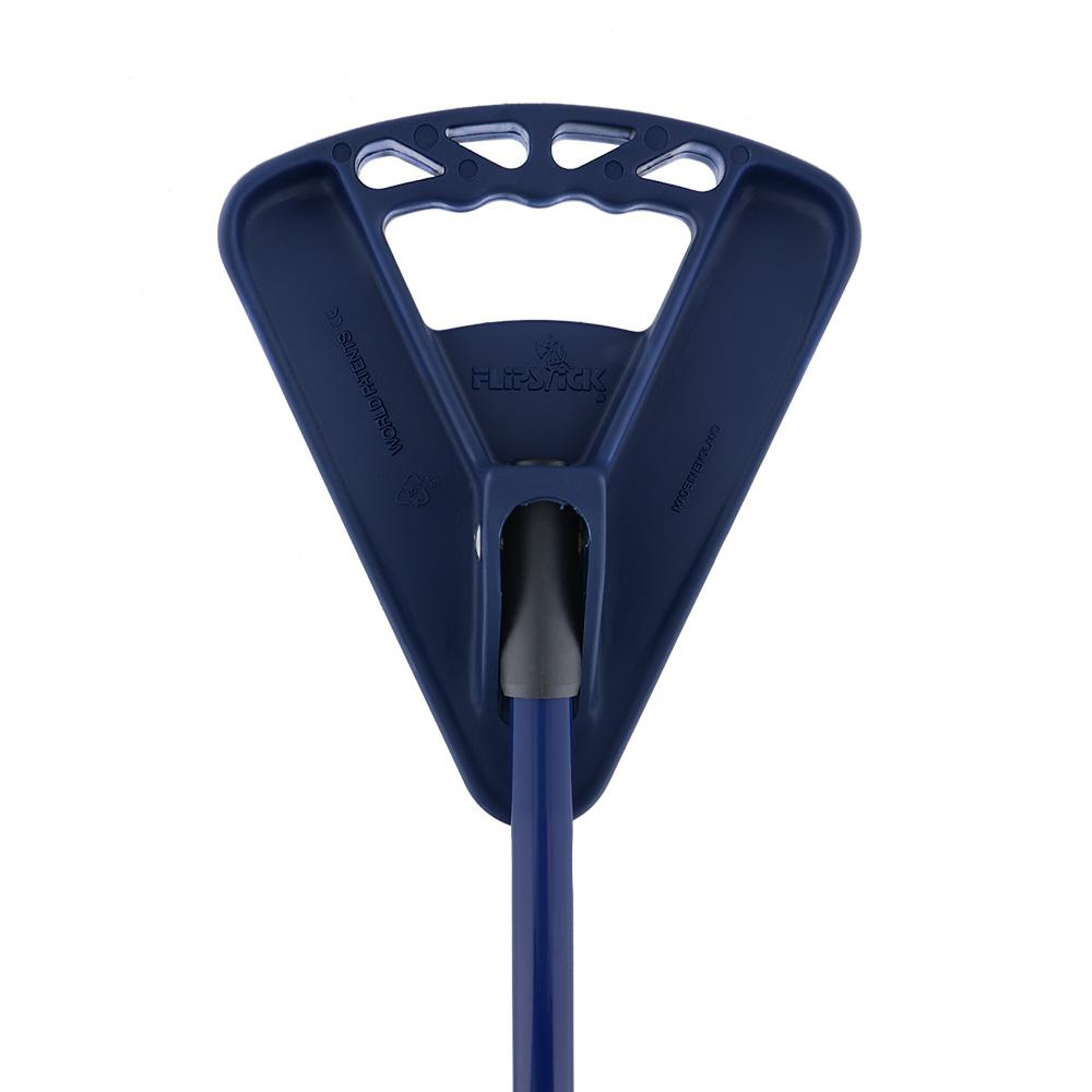Flipstick Straight Non-Adjustable Seat Cane - Blue