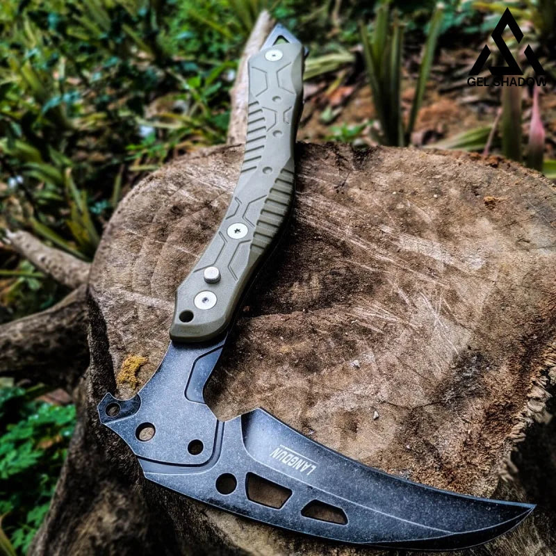 Folding outdoor self-defense fire-extinguishing tactical logging axe-GS44