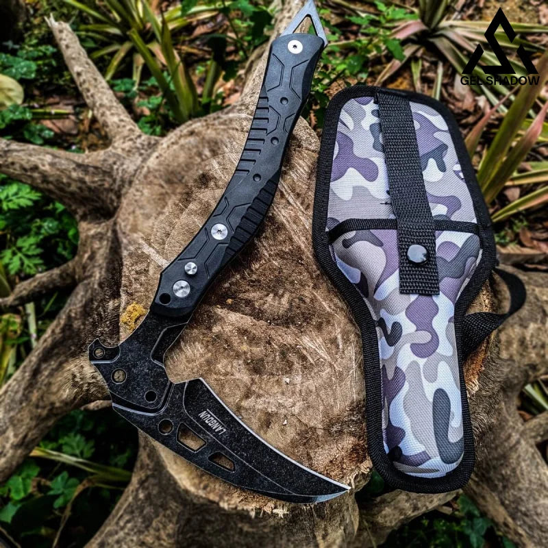 Folding outdoor self-defense fire-extinguishing tactical logging axe-GS44
