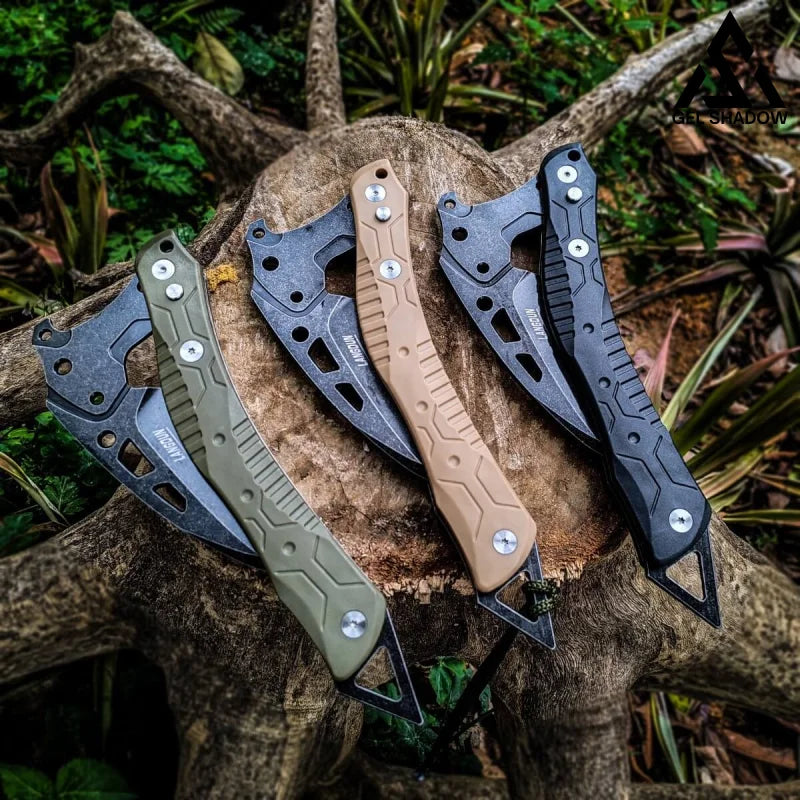 Folding outdoor self-defense fire-extinguishing tactical logging axe-GS44