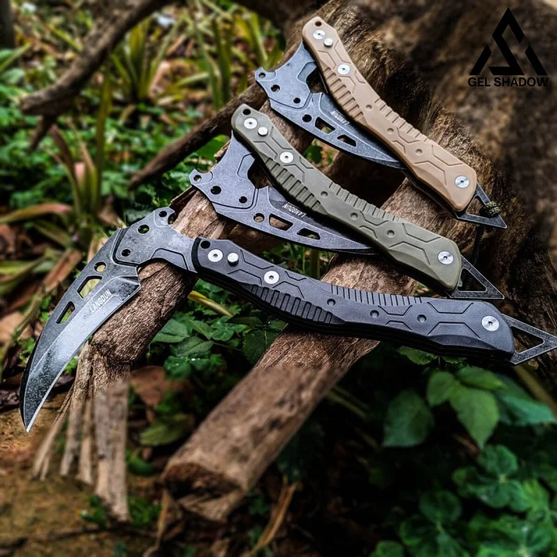 Folding outdoor self-defense fire-extinguishing tactical logging axe-GS44