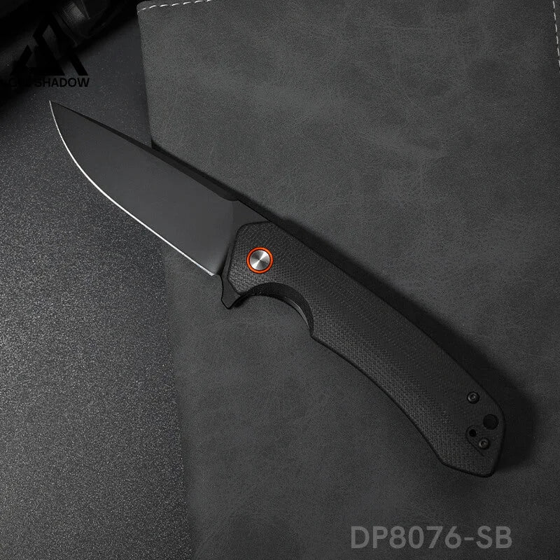 Folding Pocket Knife with D2 Steel, G10 Handle & Ball Bearing Flipper-GS17