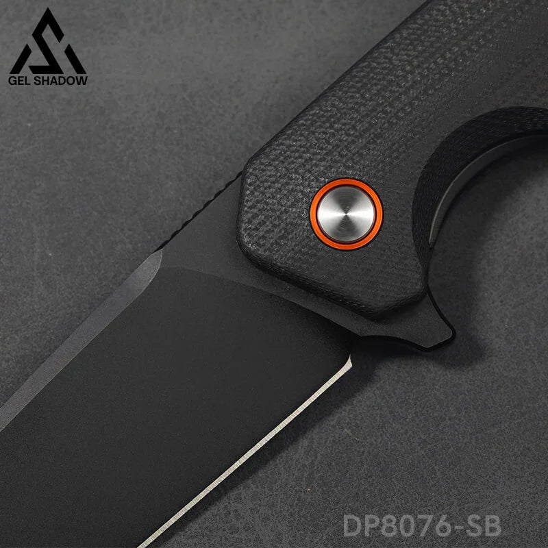 Folding Pocket Knife with D2 Steel, G10 Handle & Ball Bearing Flipper-GS17
