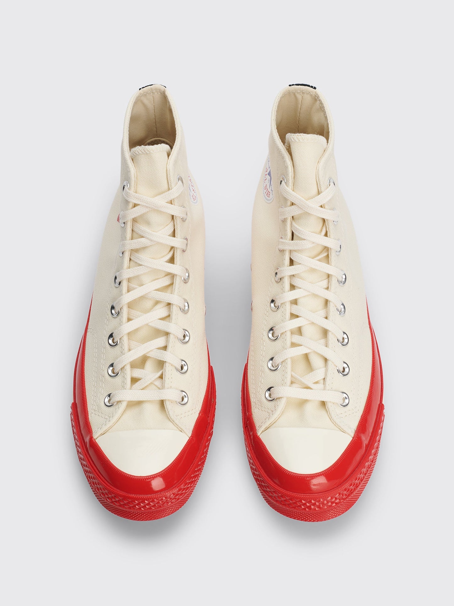 Comme des Garçons Play x Converse Chuck 70 Hi Pristine / Red / Egret