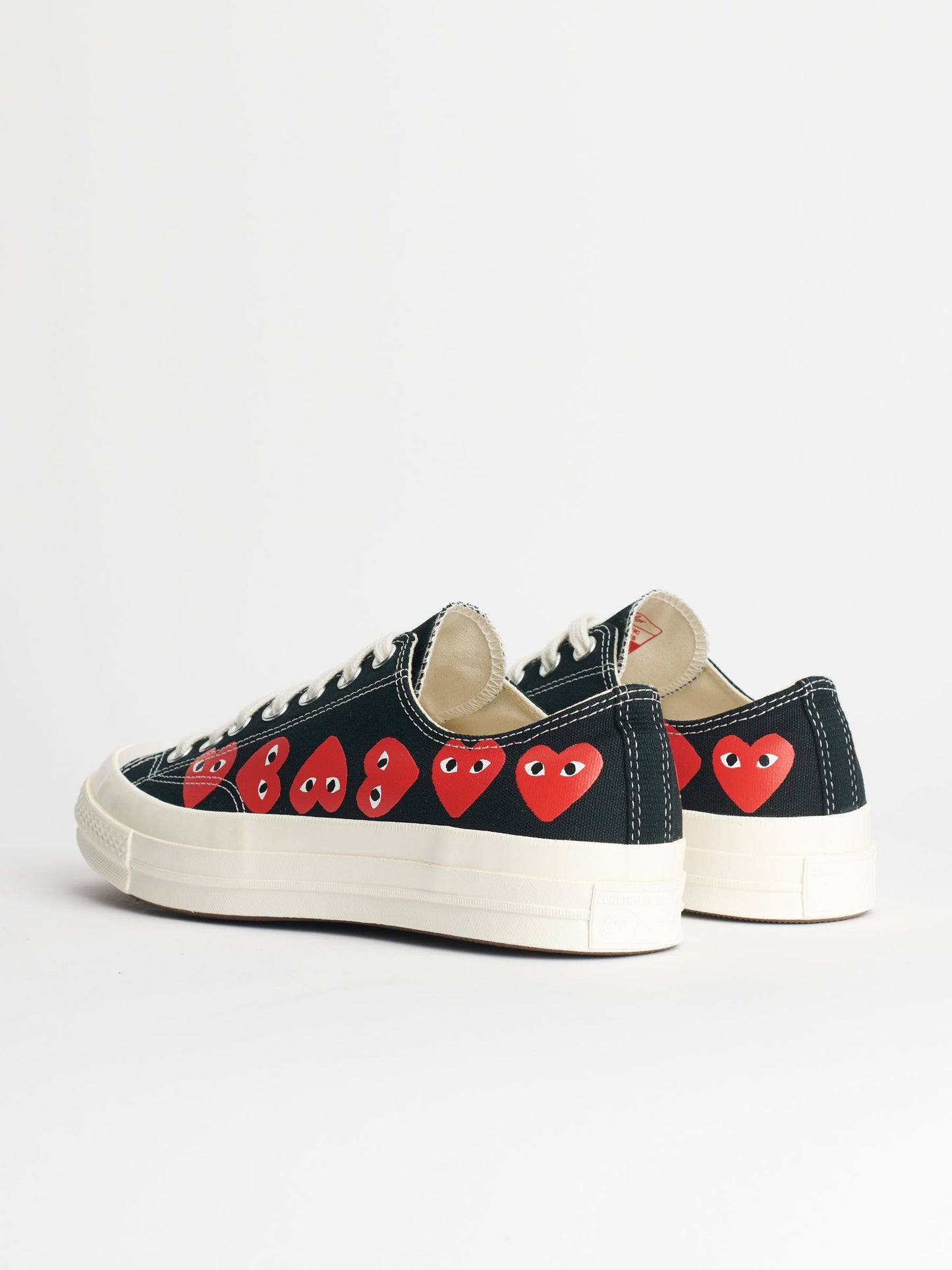 Comme des Garçons Play x Converse Chuck 70 Low Multi Hearts Black