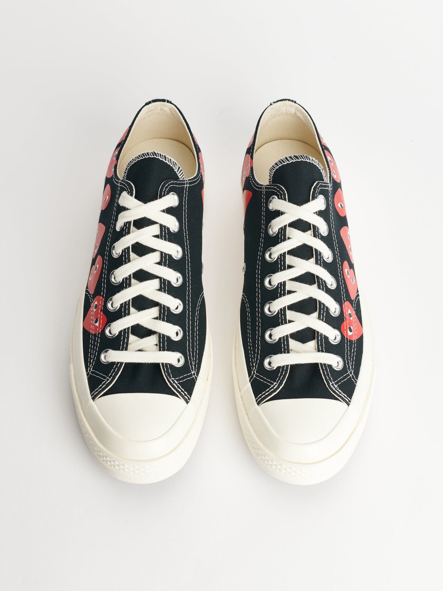 Comme des Garçons Play x Converse Chuck 70 Low Multi Hearts Black