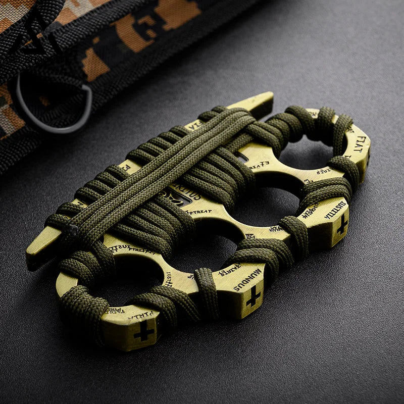 Thickened Four finger Brass Knuckles self defense-GS145