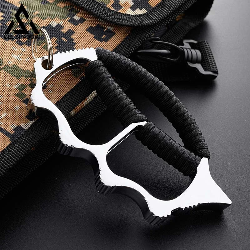 Thickened Four finger Brass Knuckles self defense-GS145