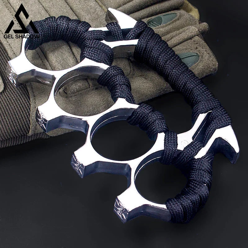 Thickened Four finger Brass Knuckles self defense-GS145