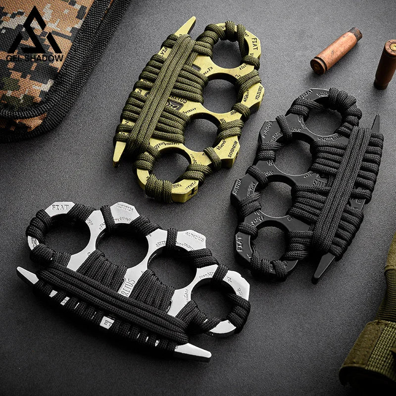 Thickened Four finger Brass Knuckles self defense-GS145