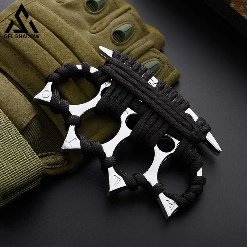 Thickened Four finger Brass Knuckles self defense-GS145