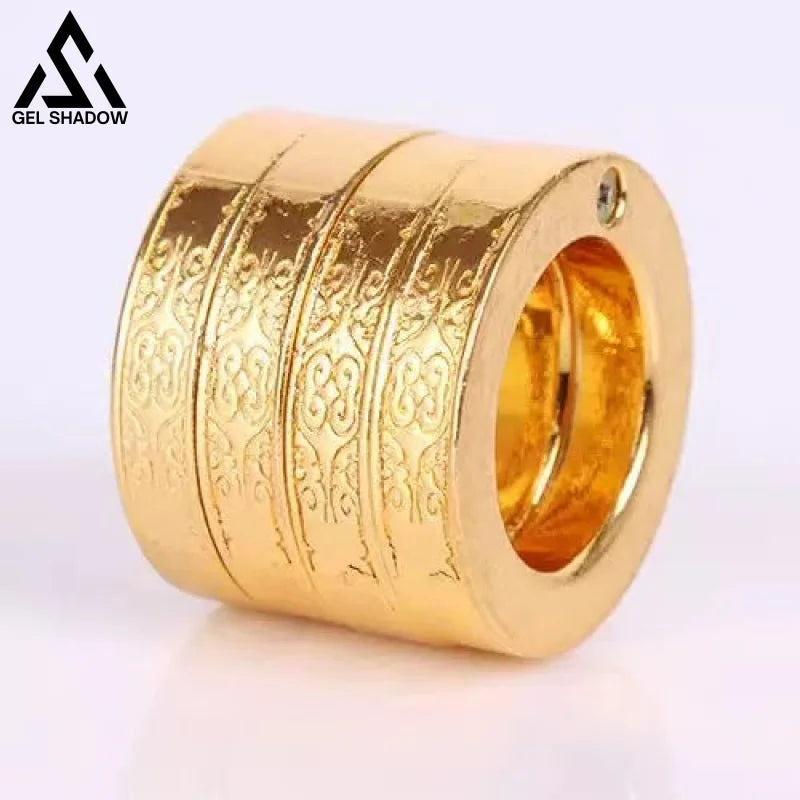 Four Finger Brass Knuckle Duster Fidget Ring Stainless Steel Foldable Defense-GS140