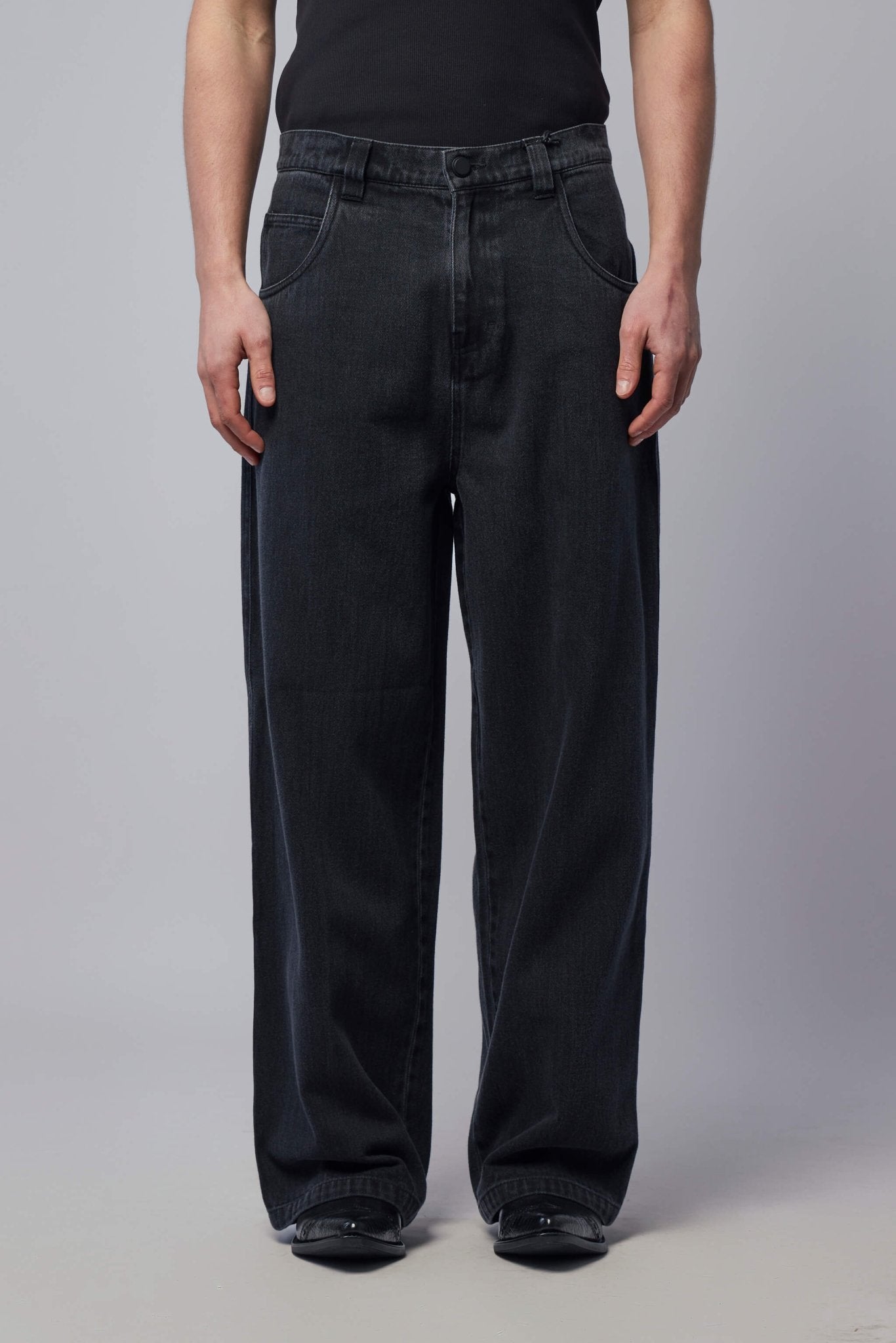 Jeans In Blue Selvage Denim Straight Leg