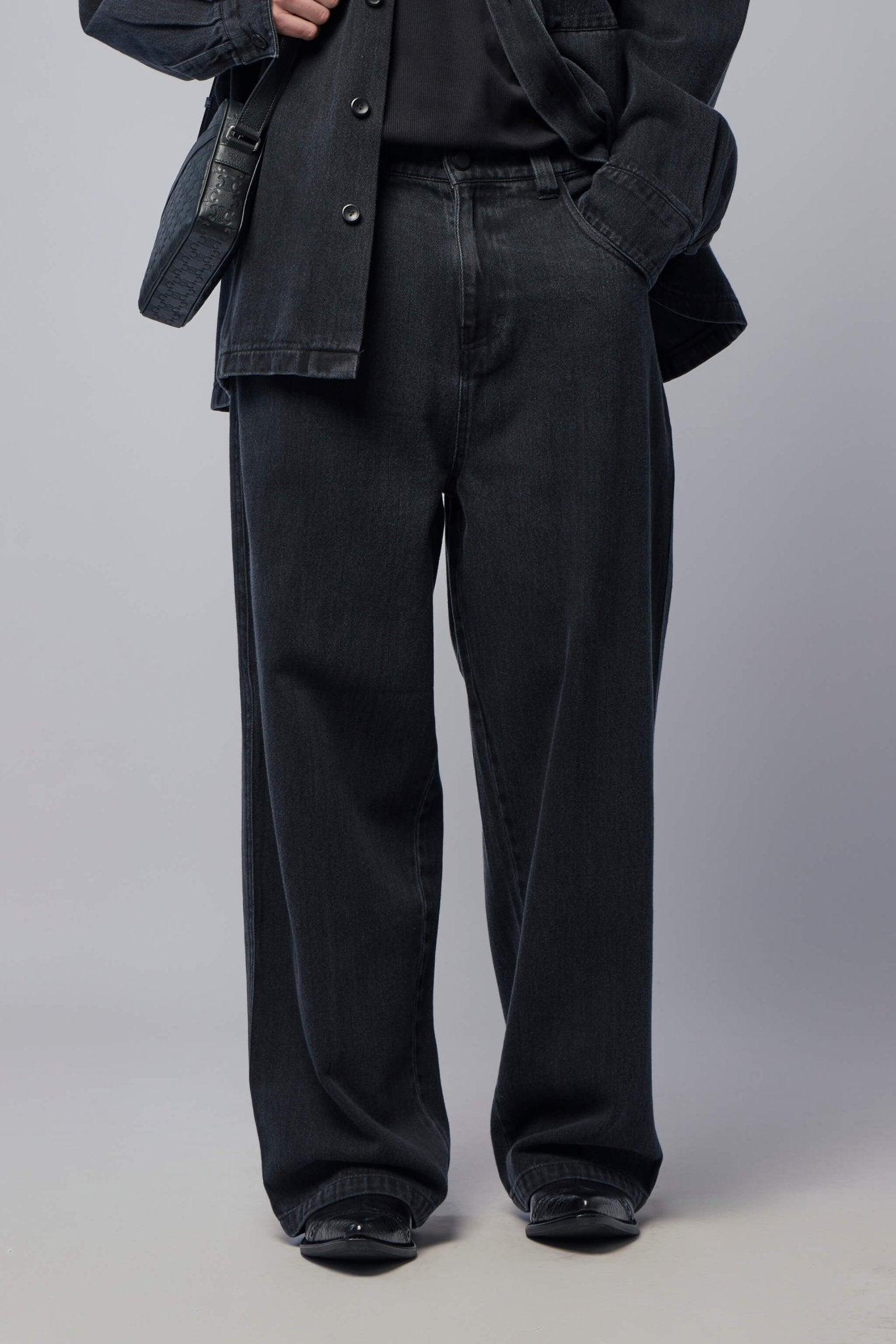 Jeans In Blue Selvage Denim Straight Leg