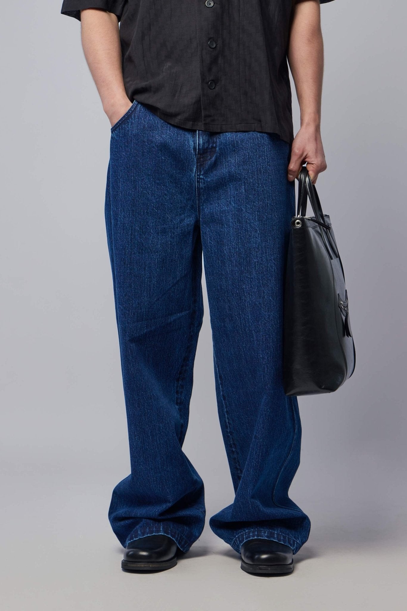 Jeans In Sulfer Denim Straight Leg