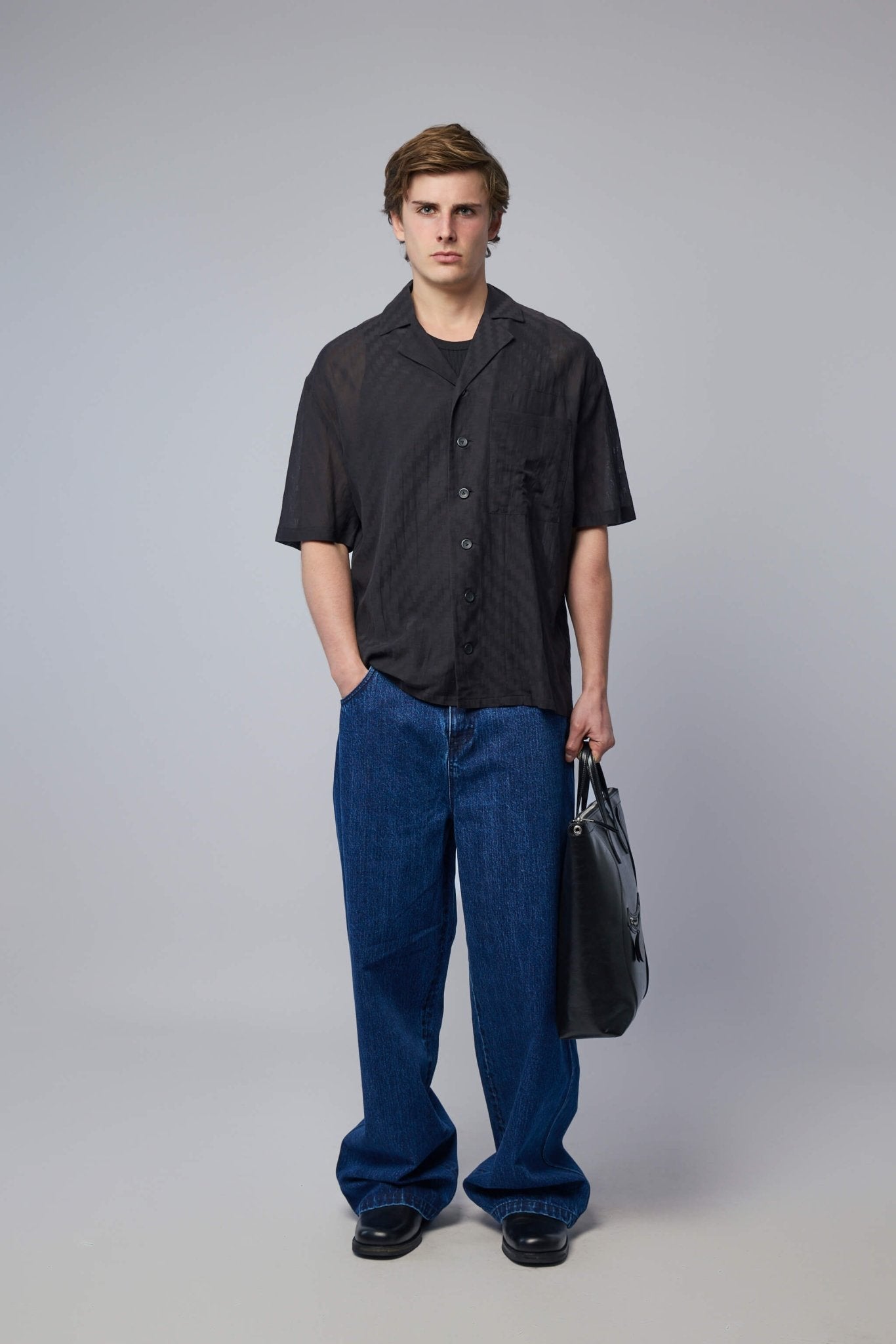 Jeans In Sulfer Denim Straight Leg