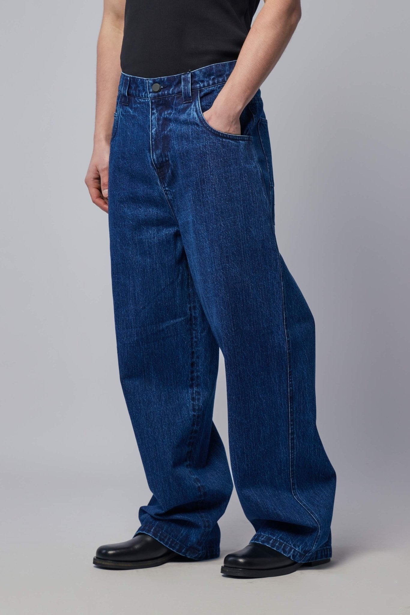 Jeans In Sulfer Denim Straight Leg