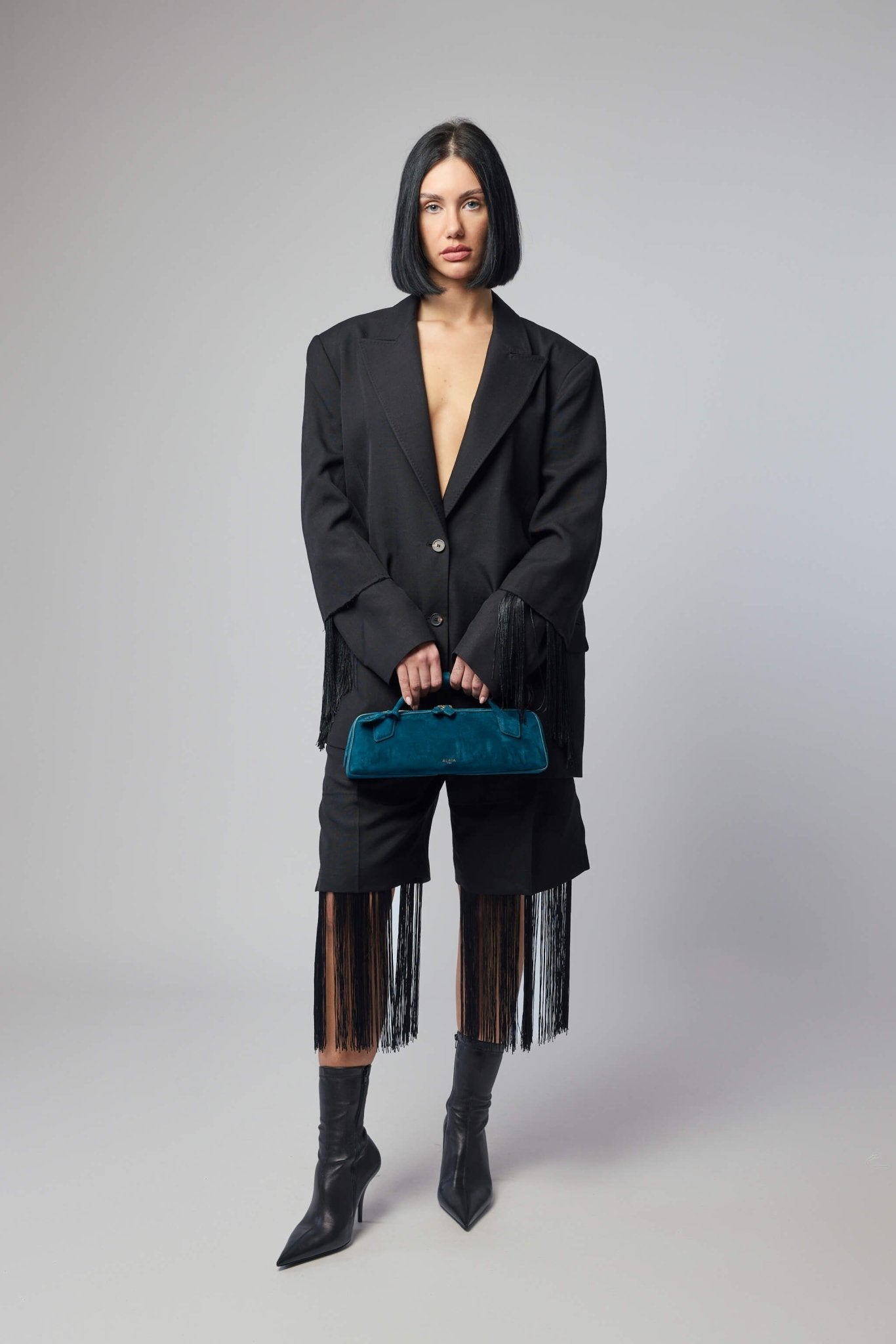 Act Fringed Blazer