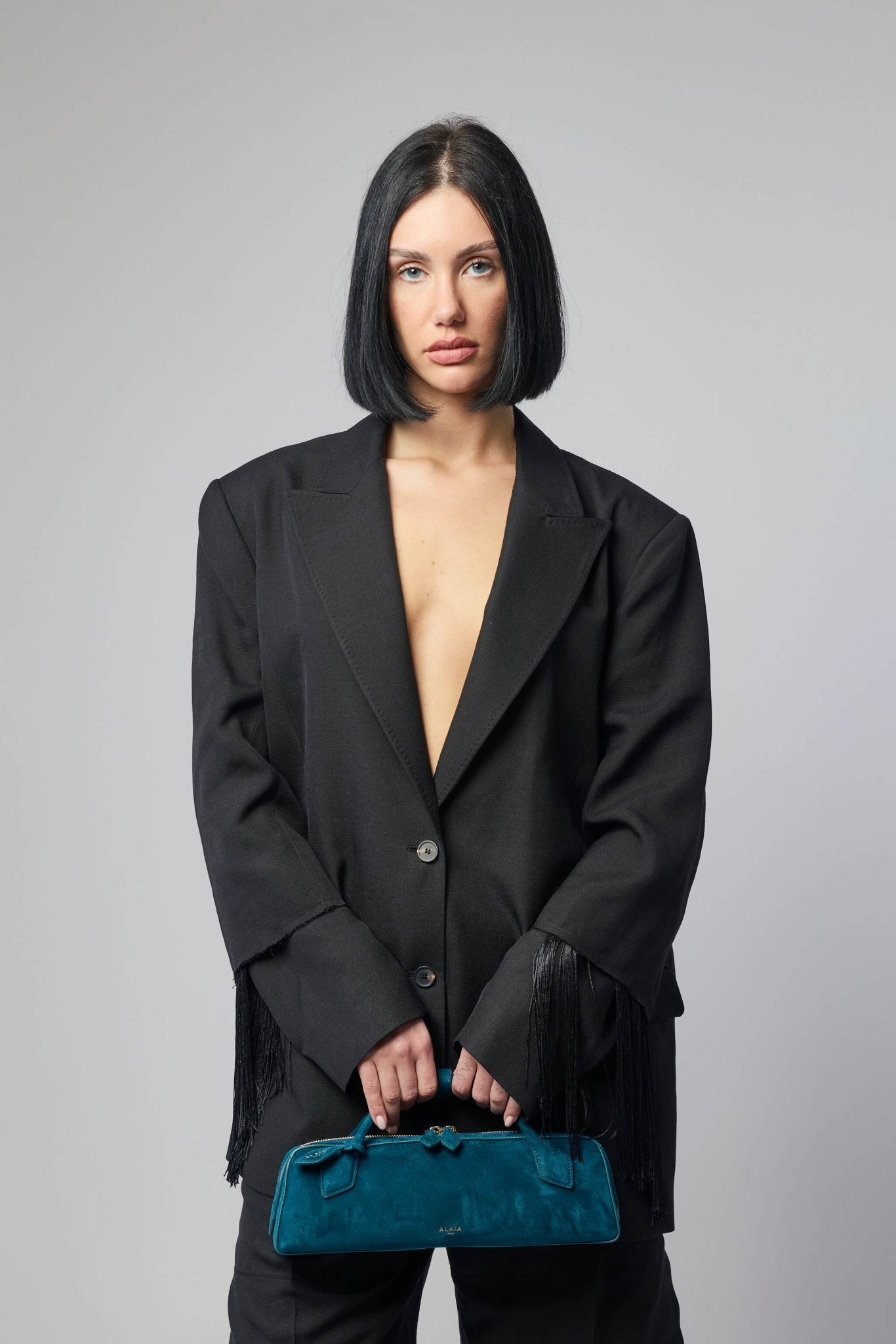 Act Fringed Blazer