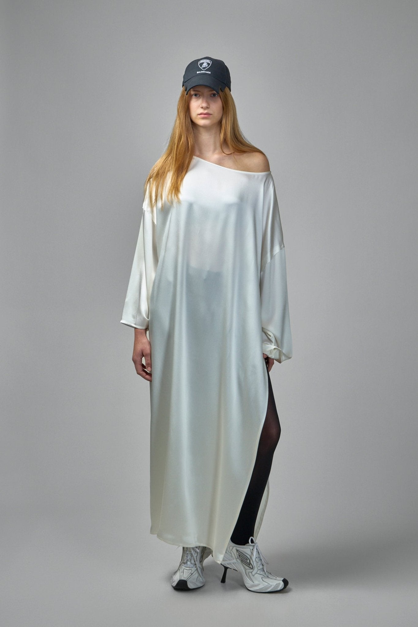 Flag Big Satin Dress