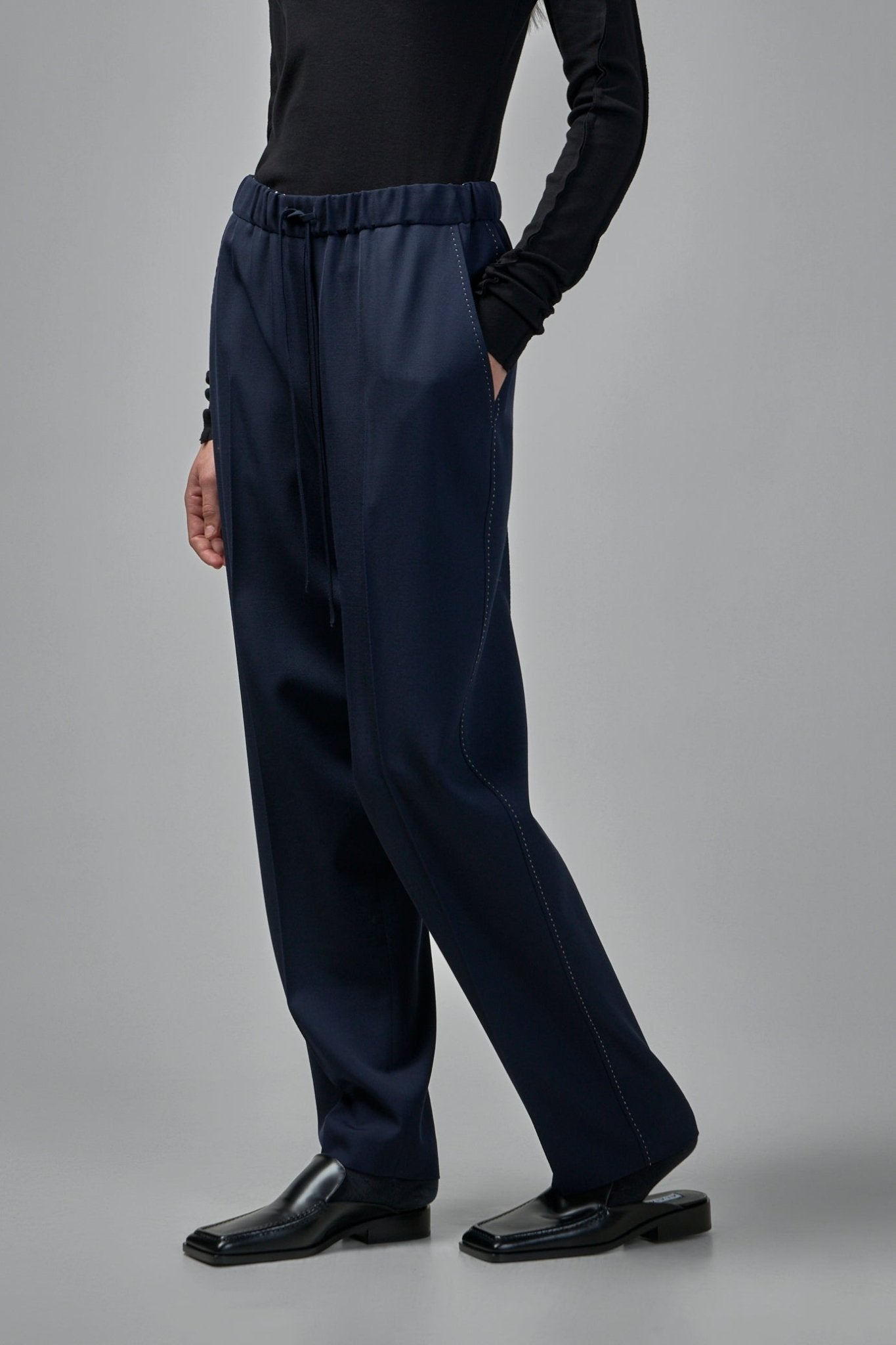 Gather Wool Pants