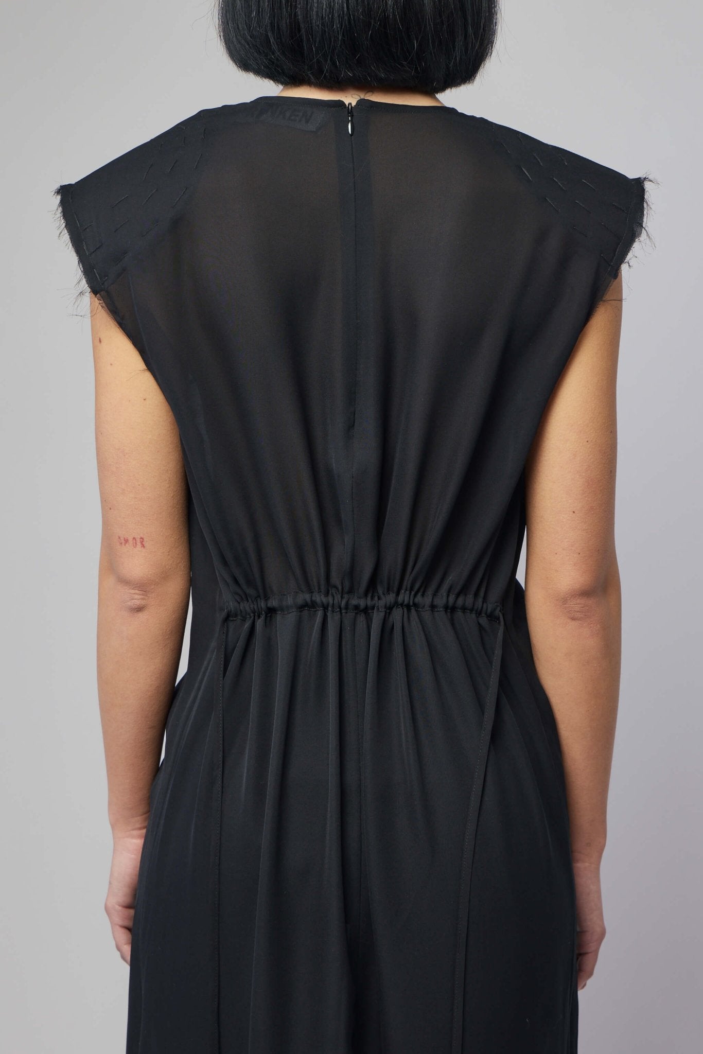 Long Silk Georgette Dress