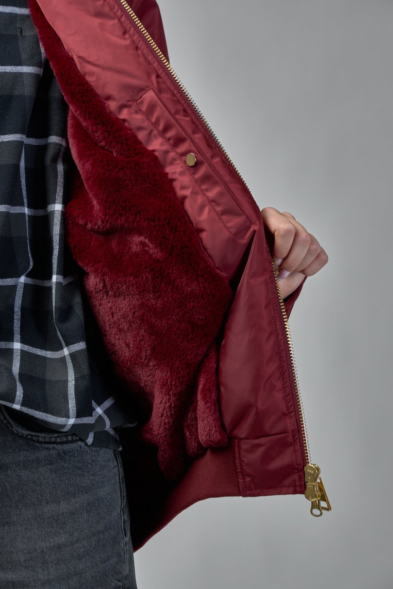 Winter Nylon Bomber