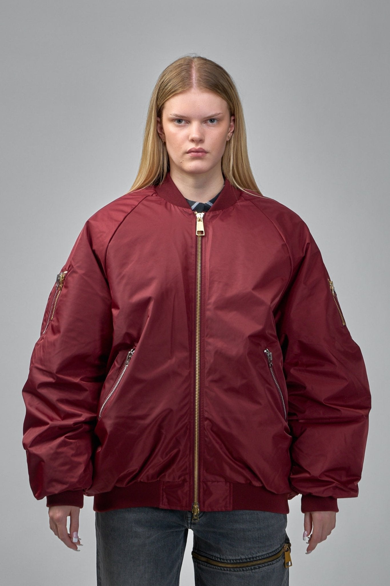Winter Nylon Bomber